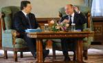 Întâlnire Băsescu-Barroso: Absorbţia fondurilor UE şi aderarea la Schengen, printre temele abordate