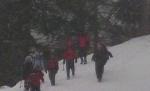 Turişti blocaţi pe masivul Ceahlău din cauza viscolului, recuperaţi de salvamontişti după o oră de căutări