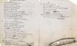 Manuscrisul piesei "The Times They Are A-changin'", de Bob Dylan, cumpărat cu 422.500 dolari