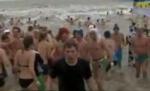 Belgia. Peste 5.500 de oameni au făcut baie în apa mării, la o temperatură de 4 grade