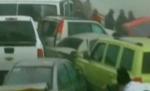 Carambol incredibil în Mexic. Peste 50 de maşini s-au ciocnit în lanţ pe o autostradă
