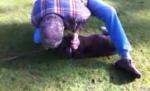 Dramatic. Câine, salvat în ultimul moment de un dresor prin respiraţie gură la gură