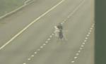 Sport extrem. Un bărbat îşi calcă o cămaşă pe cea mai circulată autostradă din Marea Britanie