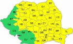Codul galben de ploi, prelungit până la ora 21. Cel de inundaţii, în vigoare până la ora 18
