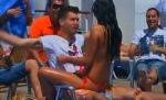 Show erotic pe Vaporul Iubirii: Daniela Crudu, Adelina Pestriţu şi Rose Marie Florescu, în sânii goi