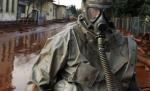 Pericol în Rusia: Nor toxic deasupra unui oraş, din cauza scurgerilor de brom lichid dintr-un vagon