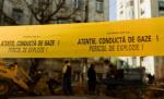 O conductă de gaze s-a fisurat pe Şoseaua Pieptănari. Circulaţia a fost oprită