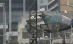 Accident spectaculos. Un elicopter s-a prăbuşit montând un brad de Crăciun