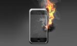 iPhone în combustie spontană: Un terminal Apple s-a înroșit și a scos fum într-un avion australian 