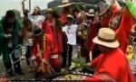 Ritualuri mistice şi pline de culoare în Peru. Şamanii s-au adunat la Lima pentru a citi semnele Noului An