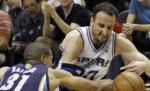 Ginobili şi-a rupt mâna în meciul pierdut de Spurs cu Timberwolves