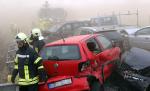 Circulaţia pe DN 7 a fost reluată după două ore. Cinci autovehicule au fost implicate într-un accident în lanţ