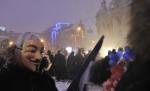 Peste 1.500 de manifestanţi protestează la -7 grade Celsius. Este a 15-a zi de proteste în ţară