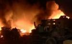 EXPLOZIE pe şoseaua de centură a Capitalei. Un tir încărcat cu spray-uri de cameră a sărit în aer