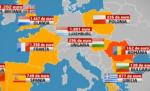 România ocupă penultimul loc în topul salariilor minime din UE
