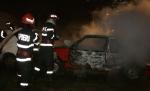Pericol de explozie în Capitală. Un taximetru care se alimenta cu o butelie pe gaz a ars ca o torţă