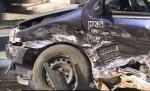 O maşină a Jandarmeriei a fost implicată într-un accident rutier la ieşirea din Arad