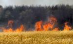Incendiu de proporţii pe dealurile din satul Pâclele, Buzău. Localnicii au sărit să dea o mână de ajutor pompierilor