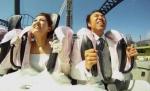 Şi-au jurat credinţă veşnică la peste 100 km/h, în cel mai abrupt rollercoaster din lume