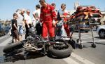 Motociclist, în stare gravă la spital după ce a fost spulberat de un şofer neatent pe şoseaua Kiseleff 
