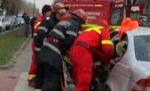 Un tânăr din Bistriţa a distrus cu bolidul său o ambulanţă SMURD de 100 de mii de euro
