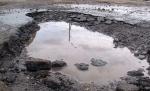 Bilanţul care arată dezastrul de pe şosele. Peste 800.000 de metri pătraţi de gropi, pe autostrăzile şi drumurile naţionale