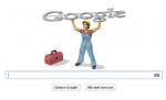 Google sărbătoreşte Ziua Muncii printr-un logo special