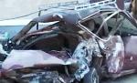 Accident rutier, soldat cu patru victime, la Mehedinţi. O maşină a căzut de pe o pasarelă şi a luat foc