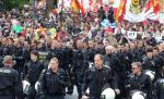 Circa 20.000 de persoane protestează la Frankfurt faţă de politicile de austeritate din Europa