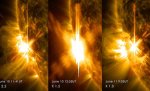 NASA: Trei explozii solare puternice au fost înregistrate în ultimele două zile