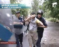 Marşul gay bombardat cu pietre şi ouă