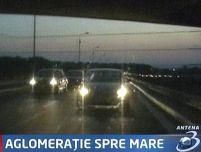Ambuteiaje şi accidente pe drumul spre mare
