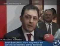 Blănculescu a fost suspendat pentru 6 luni din PSD (VIDEO)