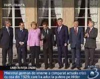 Marile puteri europene vor colabora pentru salvarea marilor bănci din colapsul financiar 
