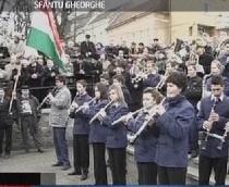 Sf. Georghe. Etnicii maghiari au manifestat pentru autonomia Ţinutului Secuiesc