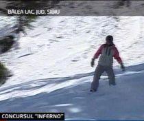 Cu schiurile primăvara. La Bâlea Lac a avut loc competiţa de sporturi extreme Inferno