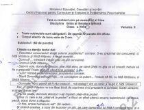 Niţă Ghiţescu, Ghiţă Niţescu. Subiectul la teza la Limba Română, greşit de minister