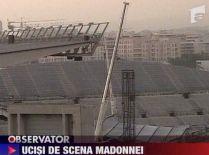 Madonna şi-a anulat concertul din Franţa. Au murit două persoane care lucrau la scena cântăreţei 