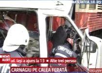 În microbuzul implicat în tragedia de la Scânteia s-au găsit mai multe acte de identitate decât pasageri