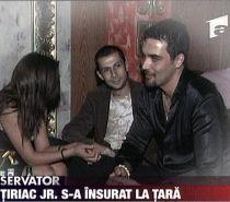 Ion Ţiriac Jr şi Ileana Lazariuc s-au cununat şi şi-au botezat fiul într-un sat din Bărăgan (VIDEO)