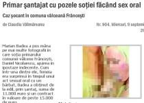 Soţia primarului, sex oral cu amantul. Edilul, şantajat cu pozele porno 
