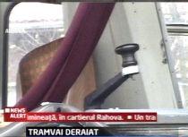 Un tramvai de pe linia 8 a deraiat în Capitală