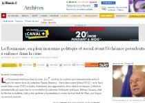 Le Monde: Tensiunile politice dinaintea alegerilor prezidenţiale cufundă România în criză
