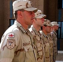 Georgia trimite 1000 de soldaţi în Afganistan, cu gândul la Rusia
