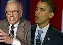 Preşedintele SUA şi miliardarul Warren Buffet sunt veri 