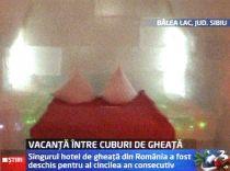 Hotel de gheaţă inaugurat de Crăciun la Bâlea Lac (VIDEO)