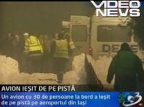 Panică pentru pasagerii unui avion care a ratat aterizarea pe pista din Iaşi