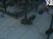 Ciocniri în lanţ pe şoselele americane, din cauza poleiului (VIDEO)