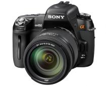 Sony α450, cel mai nou DSLR al producătorului japonez (FOTO)