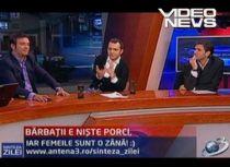 Războiul dintre sexe, la Sinteza Zilei: "E" bărbaţii nişte porci şi femeile "o" zână? (VIDEO)